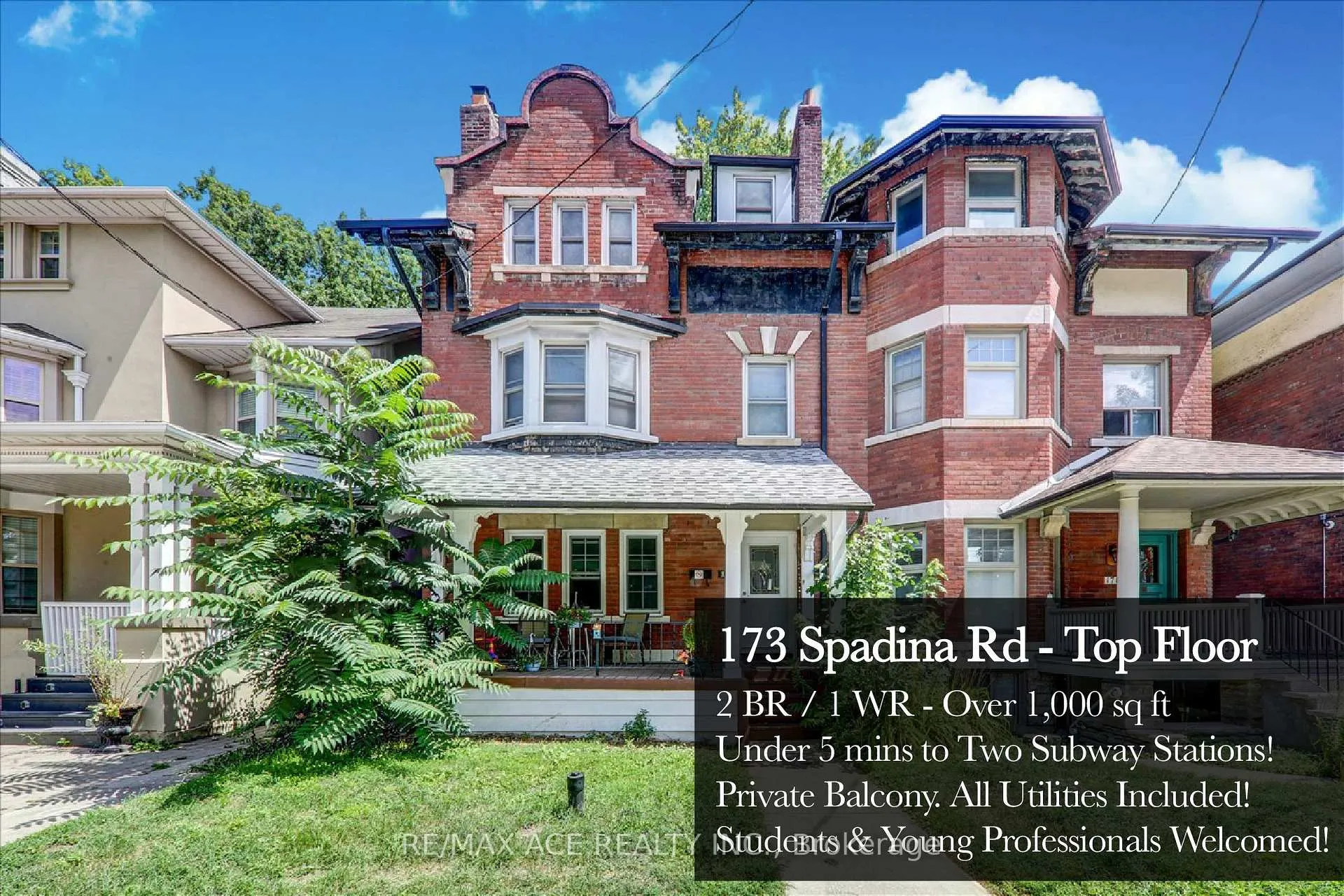 Front of Unit Floor 3, 173 Spadina Road