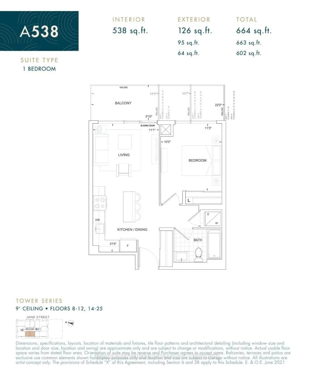 Photo 7 of Unit 2607, 27 Korda Gate, Vaughan, Vellore Village — HOMEH