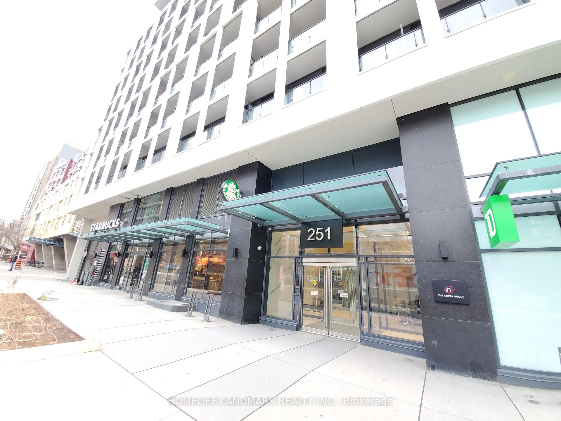 Front of Unit 2615, 251 Jarvis Street