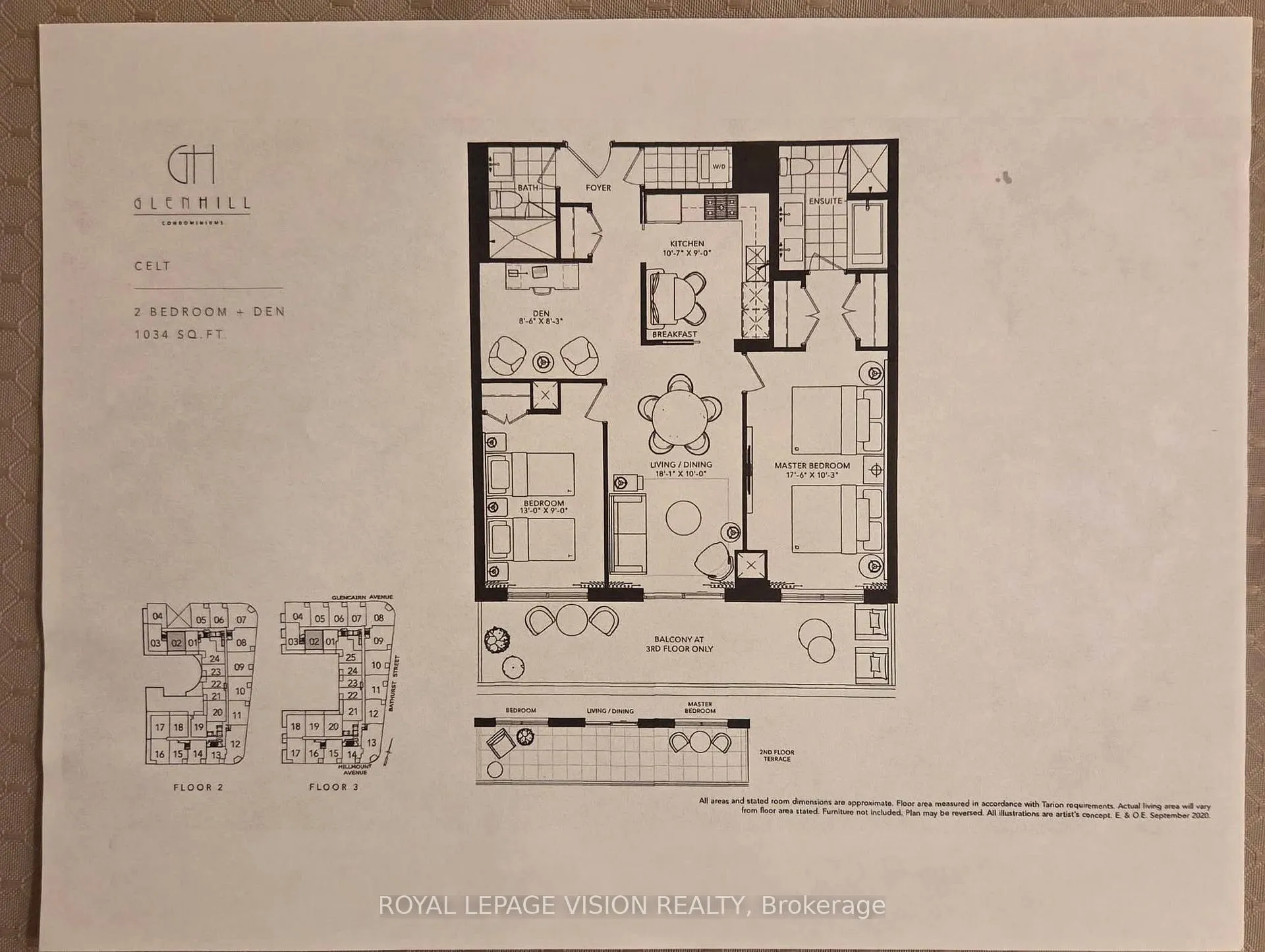 Front of Unit 302, 505 Glencairn Avenue