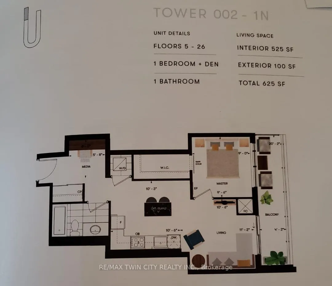 Photo 10 of Unit 1504, 15 Wellington Street, Kitchener, Cherry Hill — HOMEH