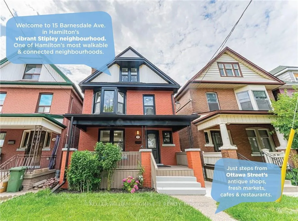 Photo 1 of Unit 3, 15 Barnesdale Avenue N, Hamilton, Stipley — HOMEH