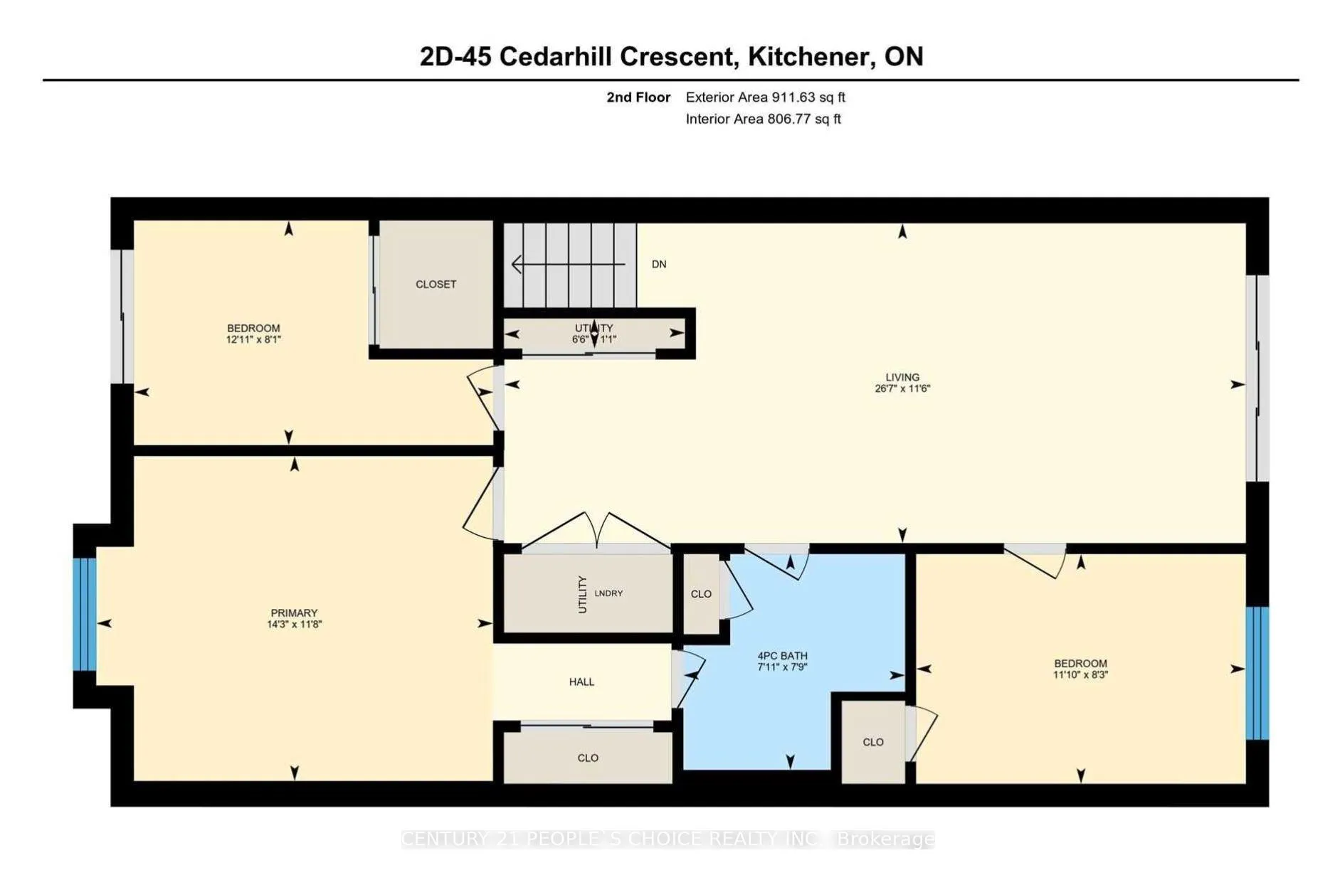Photo 19 of Unit 2D, 45 cedar hill Crescent, Kitchener, King East — HOMEH