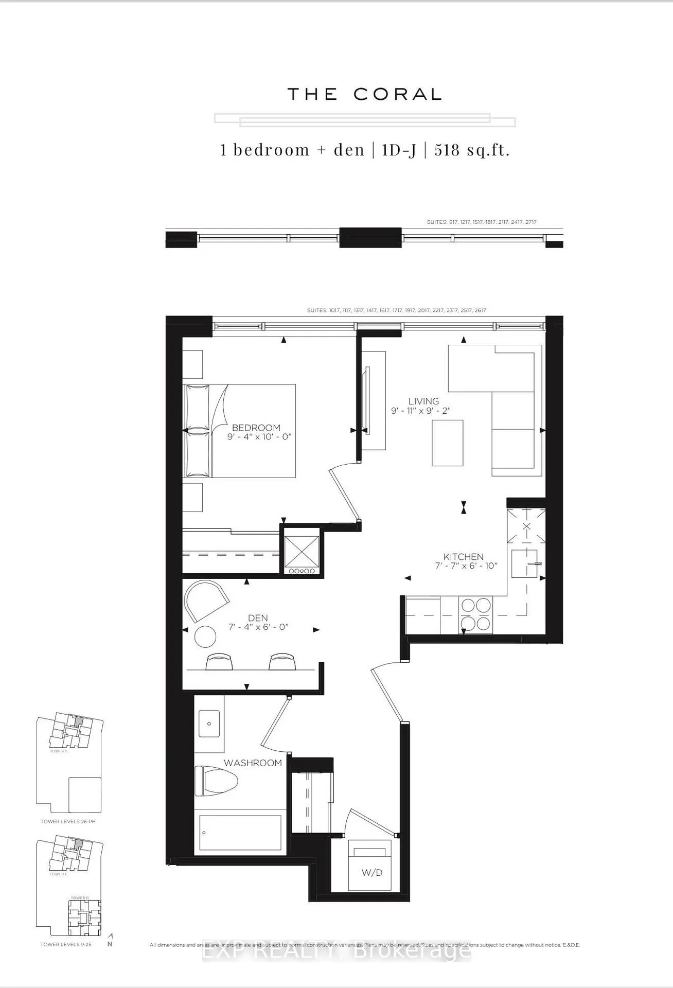 Photo 2 of Unit 1917, 56 Andre De Grasse Street, Markham, Unionville — HOMEH