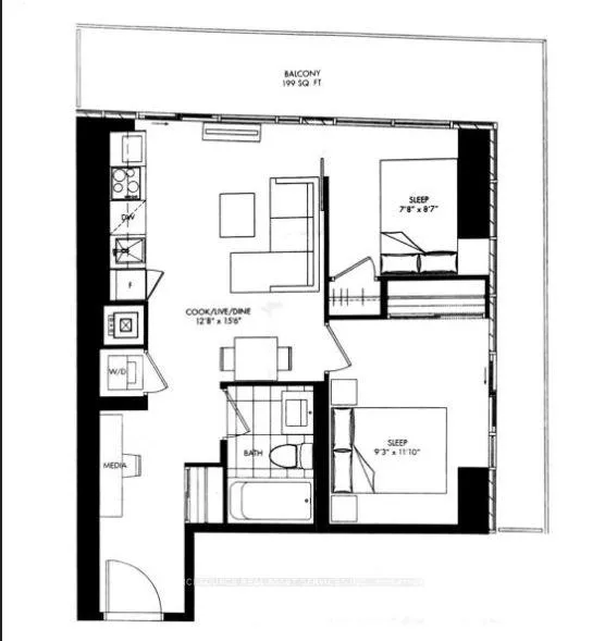 Photo 1 of Unit 3609, 3900 Confederation Parkway, Mississauga, City Centre — HOMEH