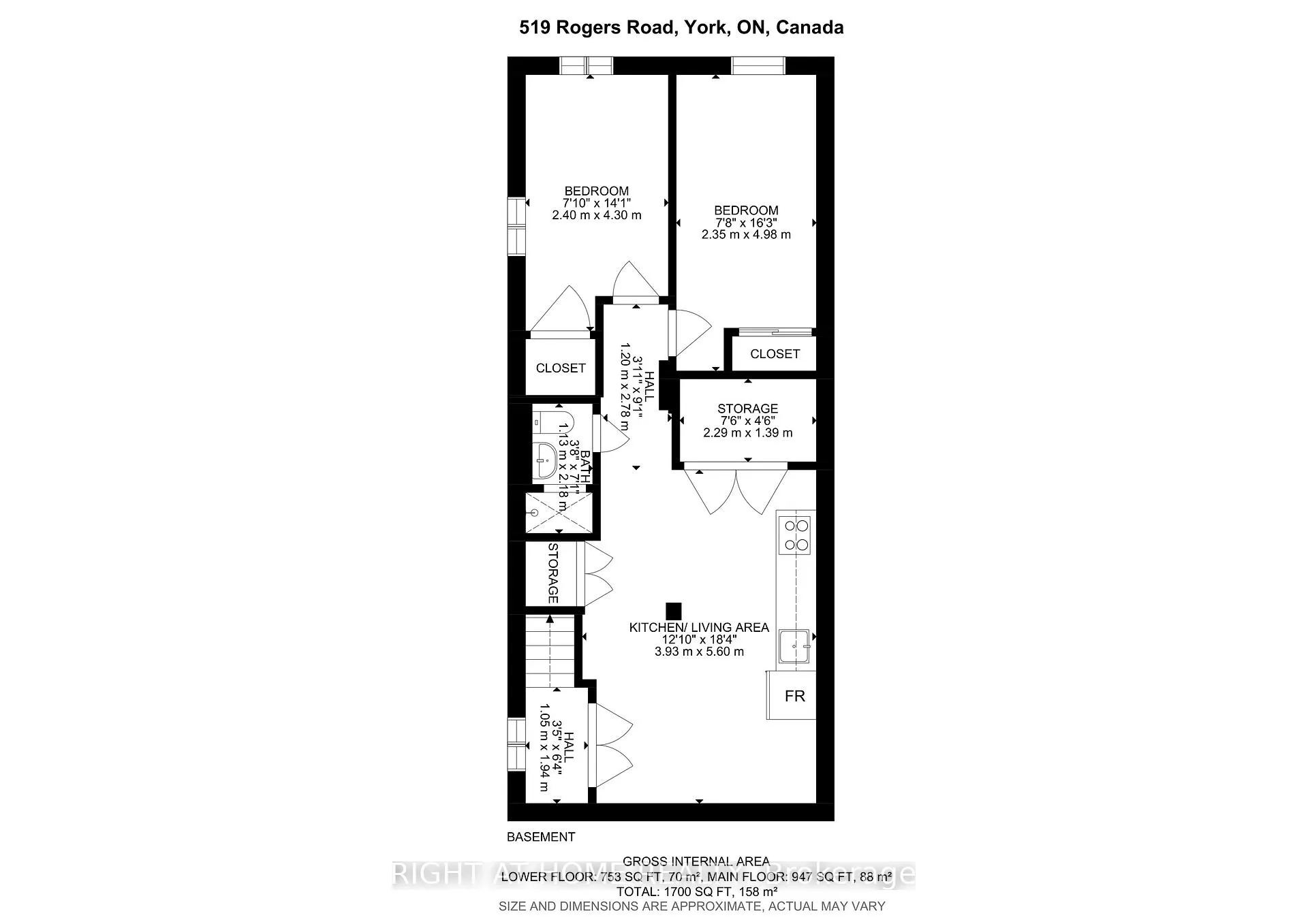 Photo 45 of 519 Rogers Road, Toronto, Keelesdale-Eglinton West — HOMEH