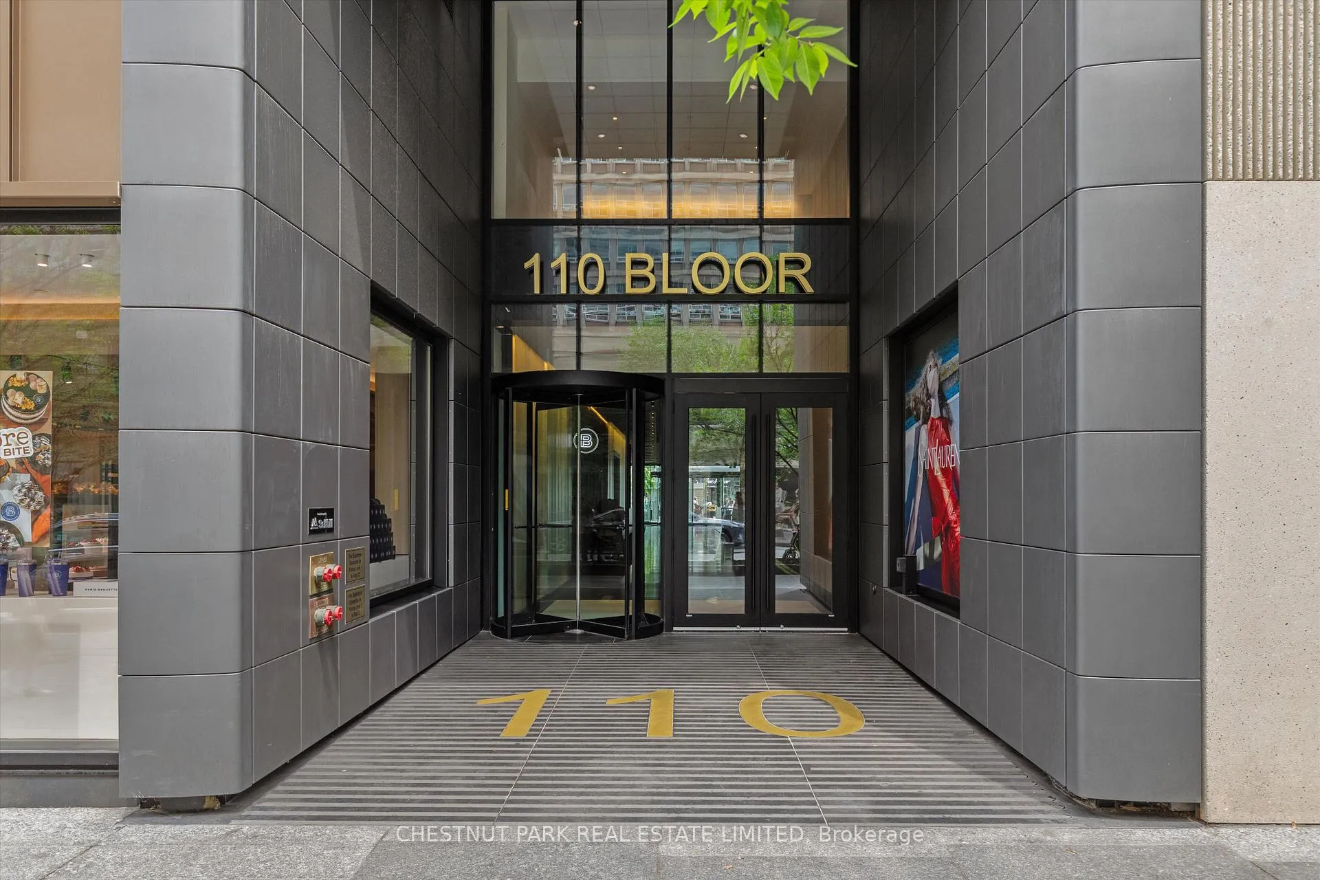Front of Unit 1303, 110 Bloor Street W