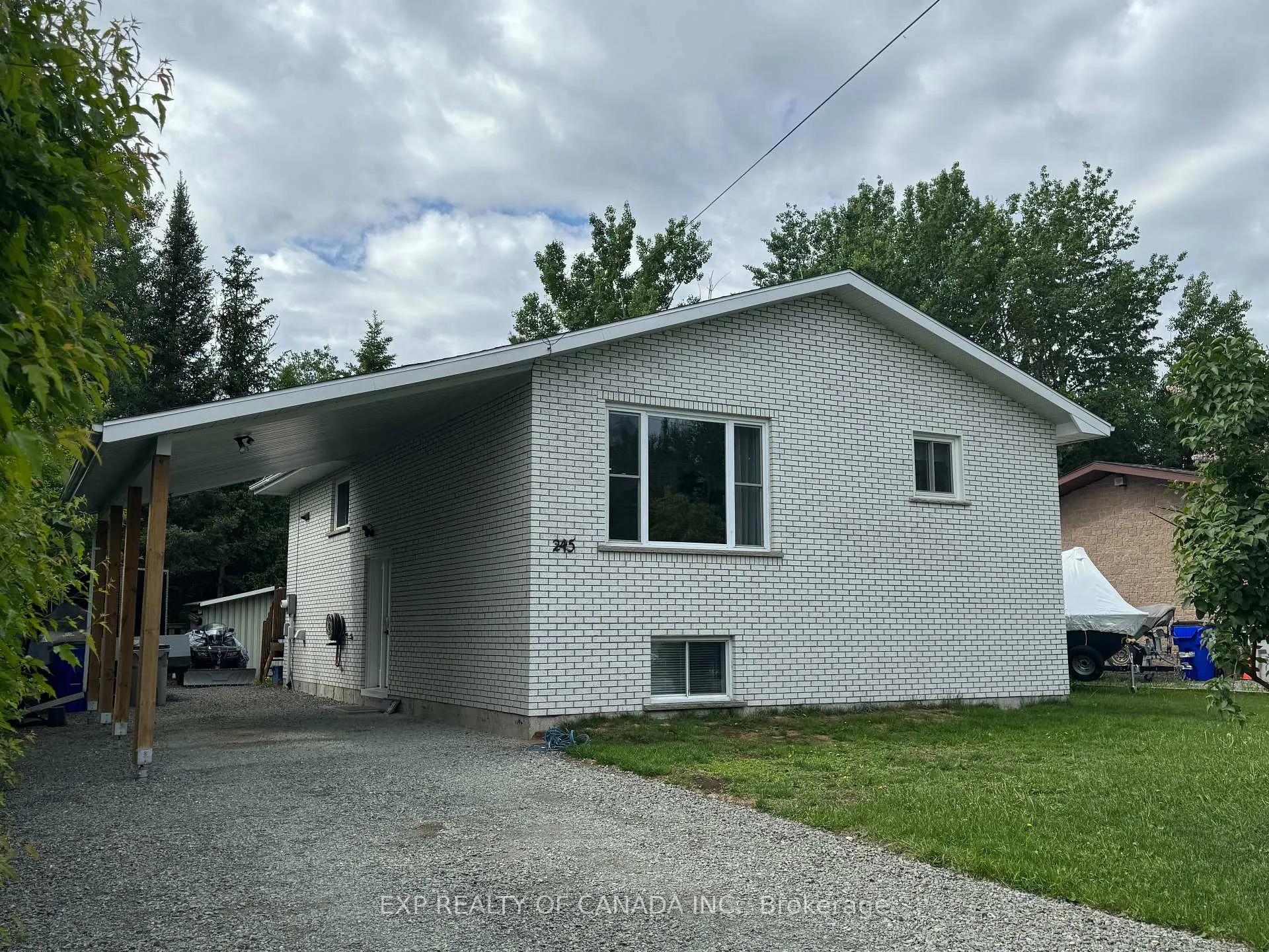 Front of 245 Polaris Road