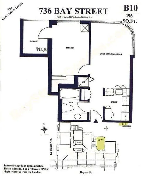 Photo 3 of Unit 512, 736 Bay Street, Toronto, Bay Street Corridor — HOMEH
