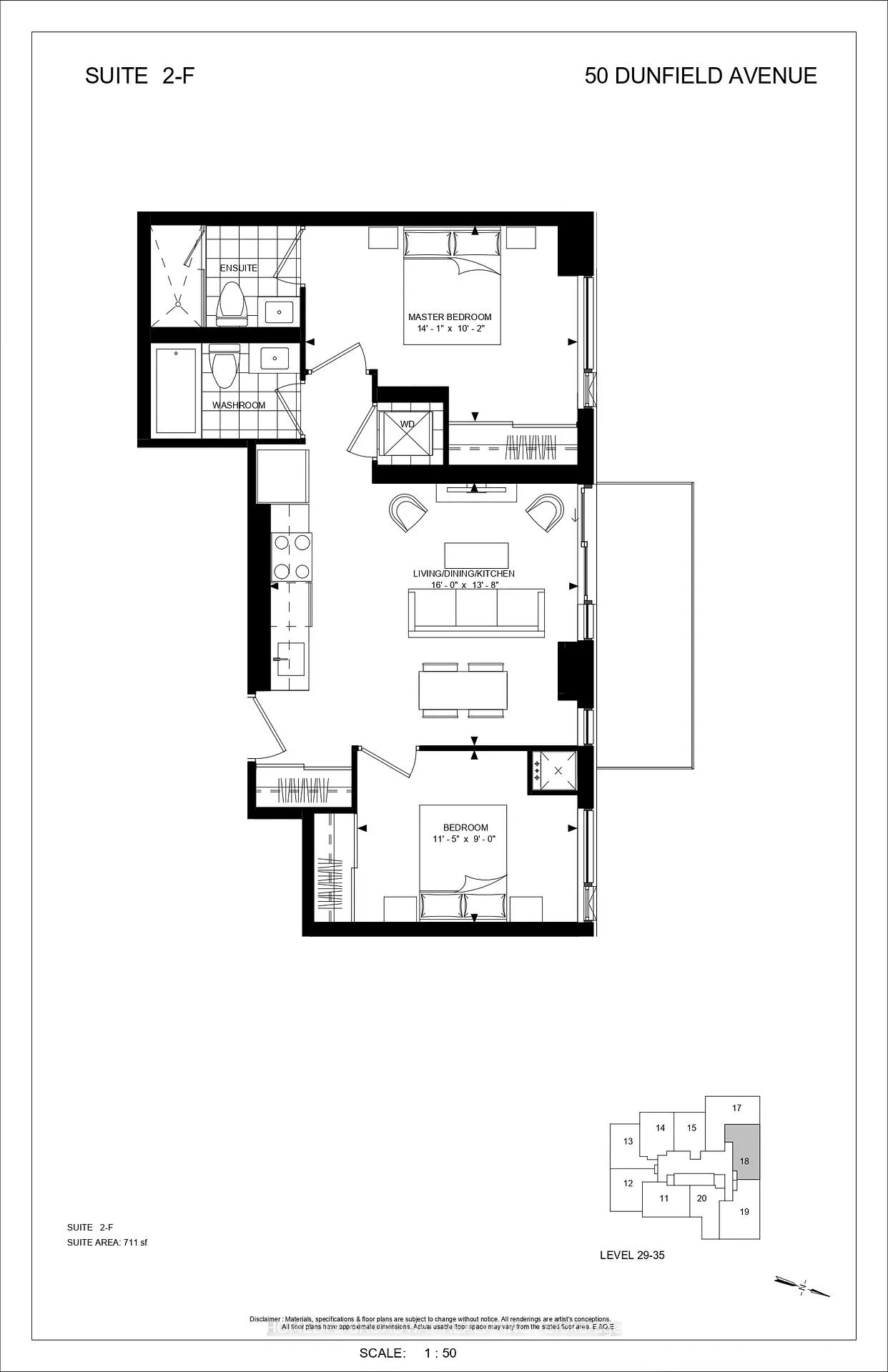 Photo 9 of Unit 3018, 50 Dunfield Avenue, Toronto, Mount Pleasant West — HOMEH