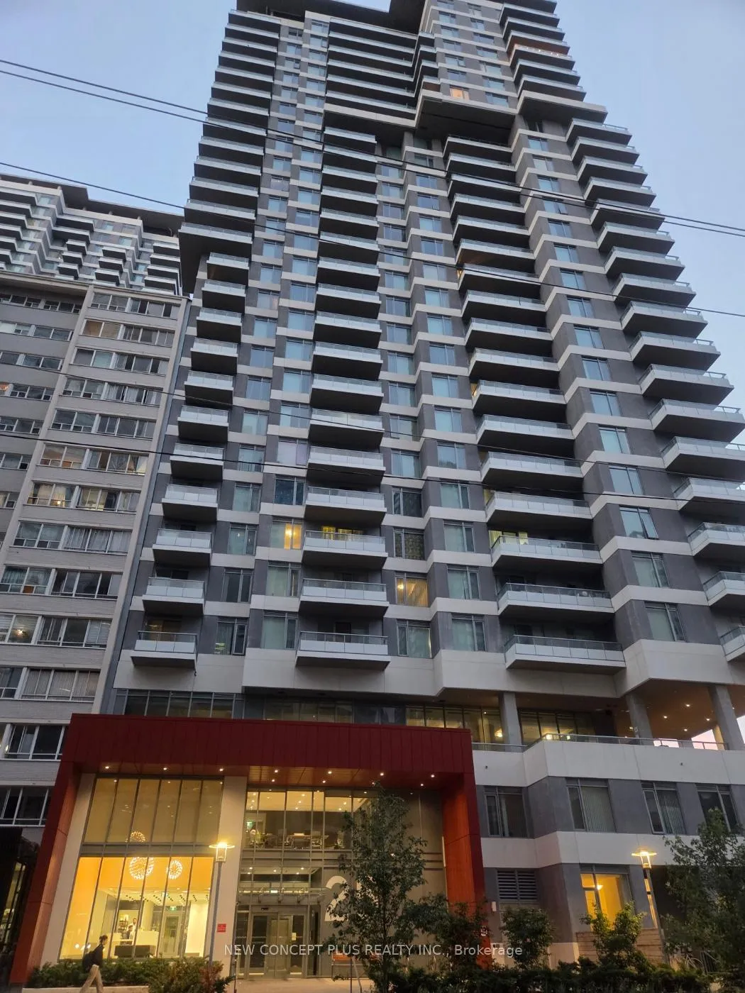 Front of Unit 2503, 25 Holly Street