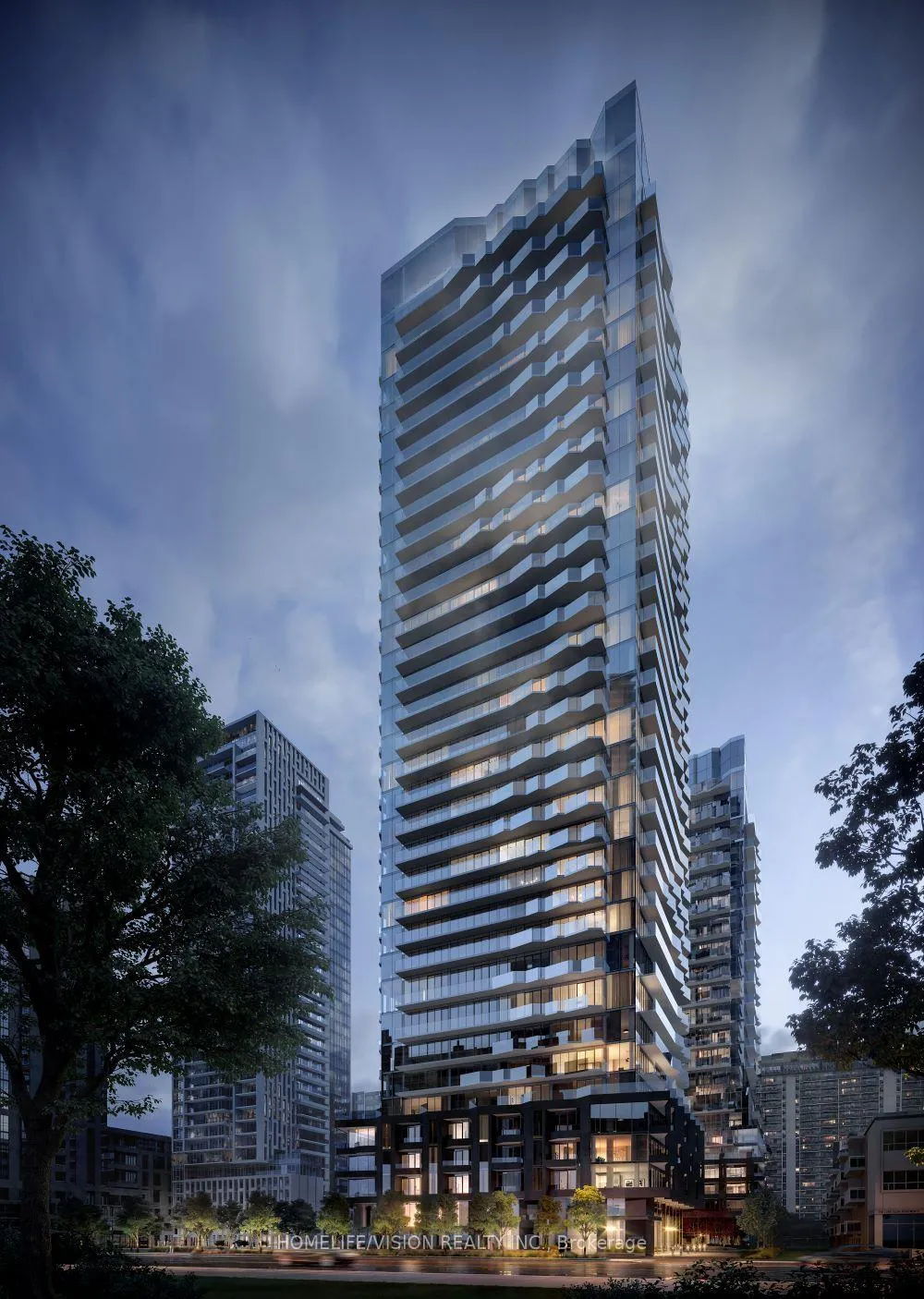 Front of Unit LPH12 South Tower, 110 Broadway Avenue