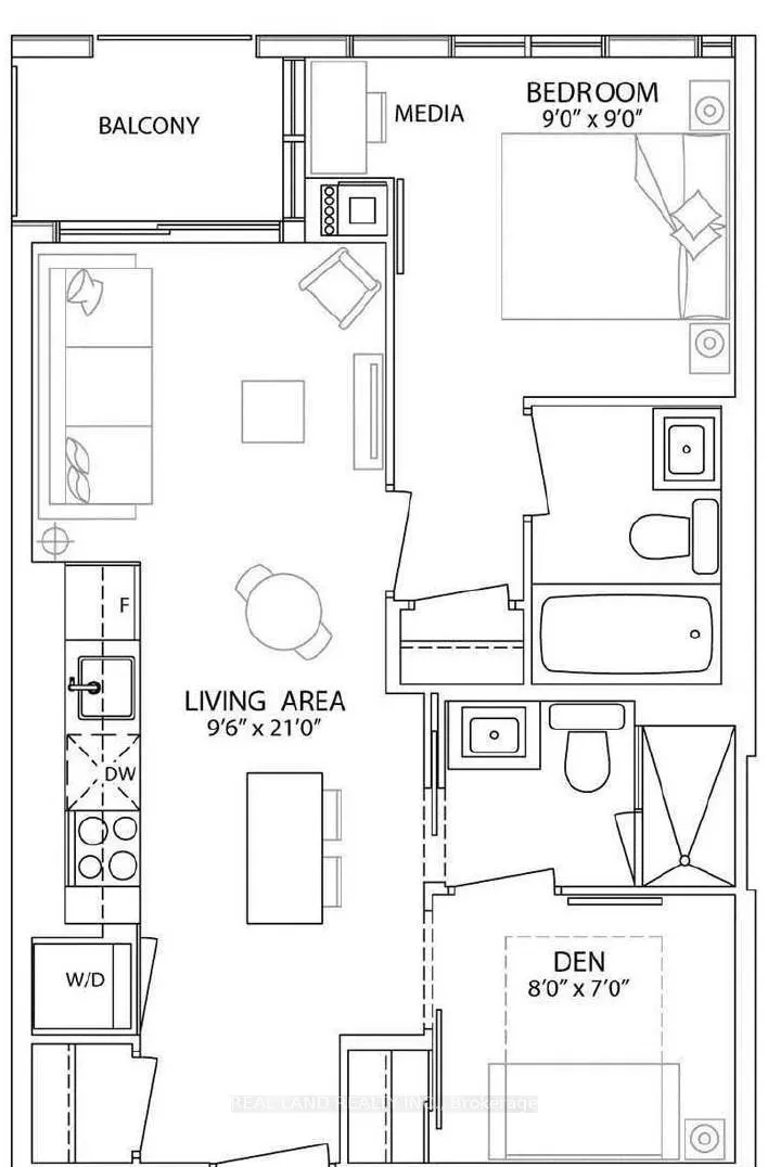 Front of Unit 4901, 1 Yorkville Avenue