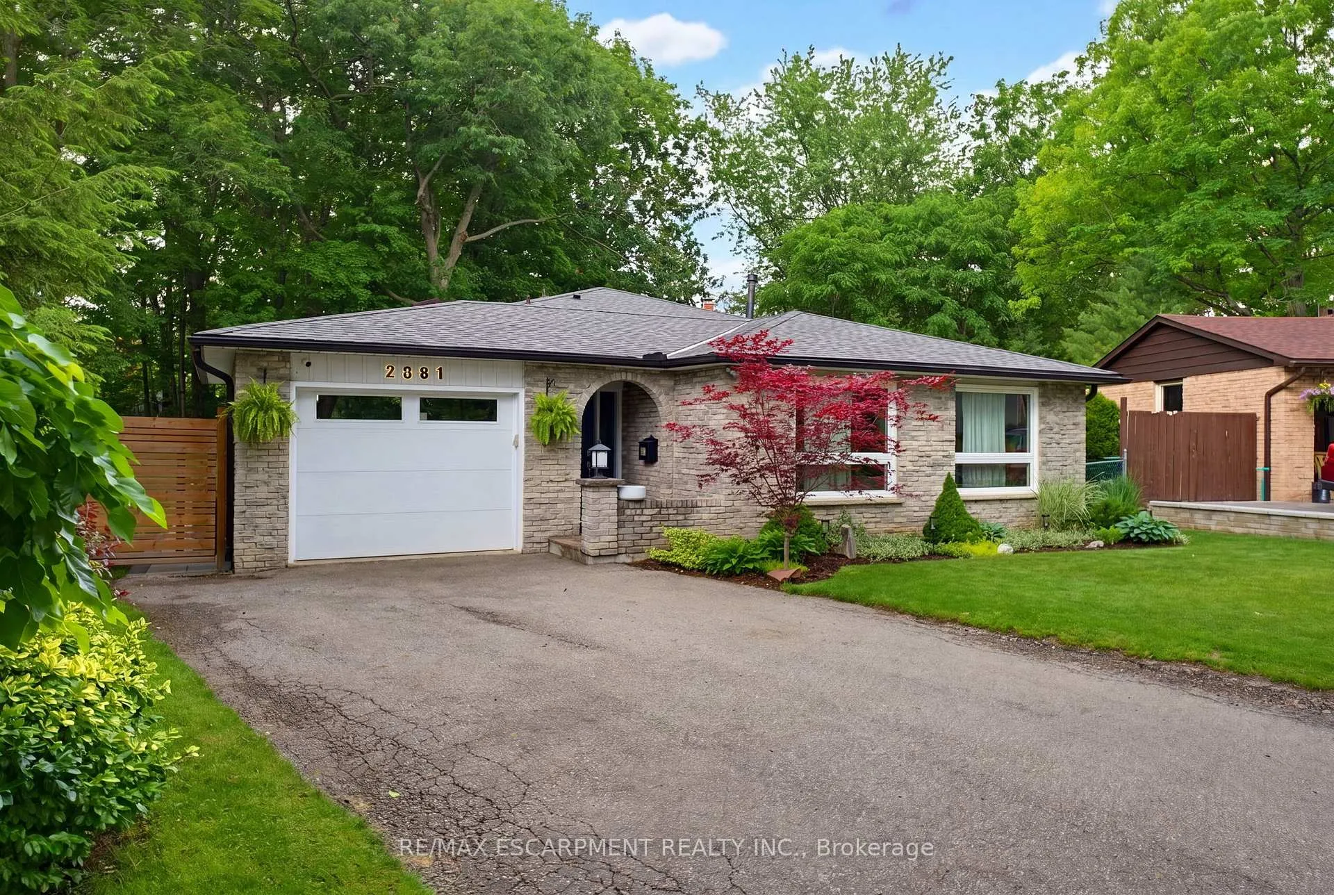 Front of 2381 Peart Court