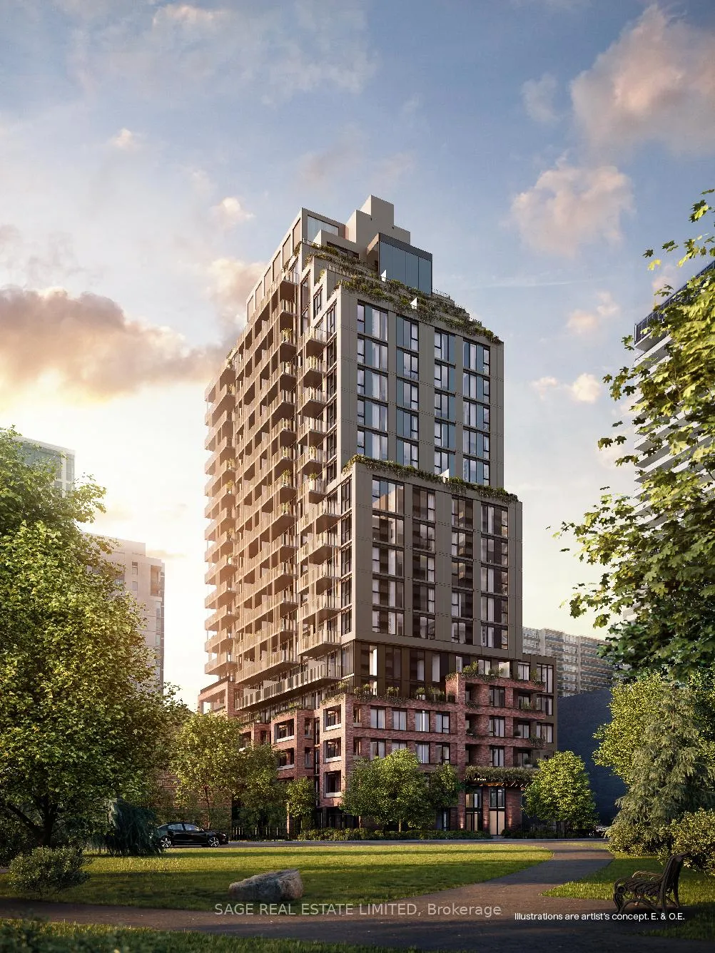 Front of Unit 1808, 109 Erskine Avenue