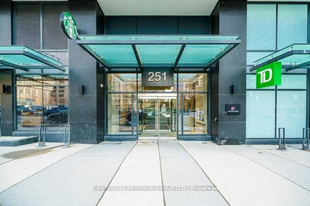 Front of Unit 1627, 251 Jarvis Street