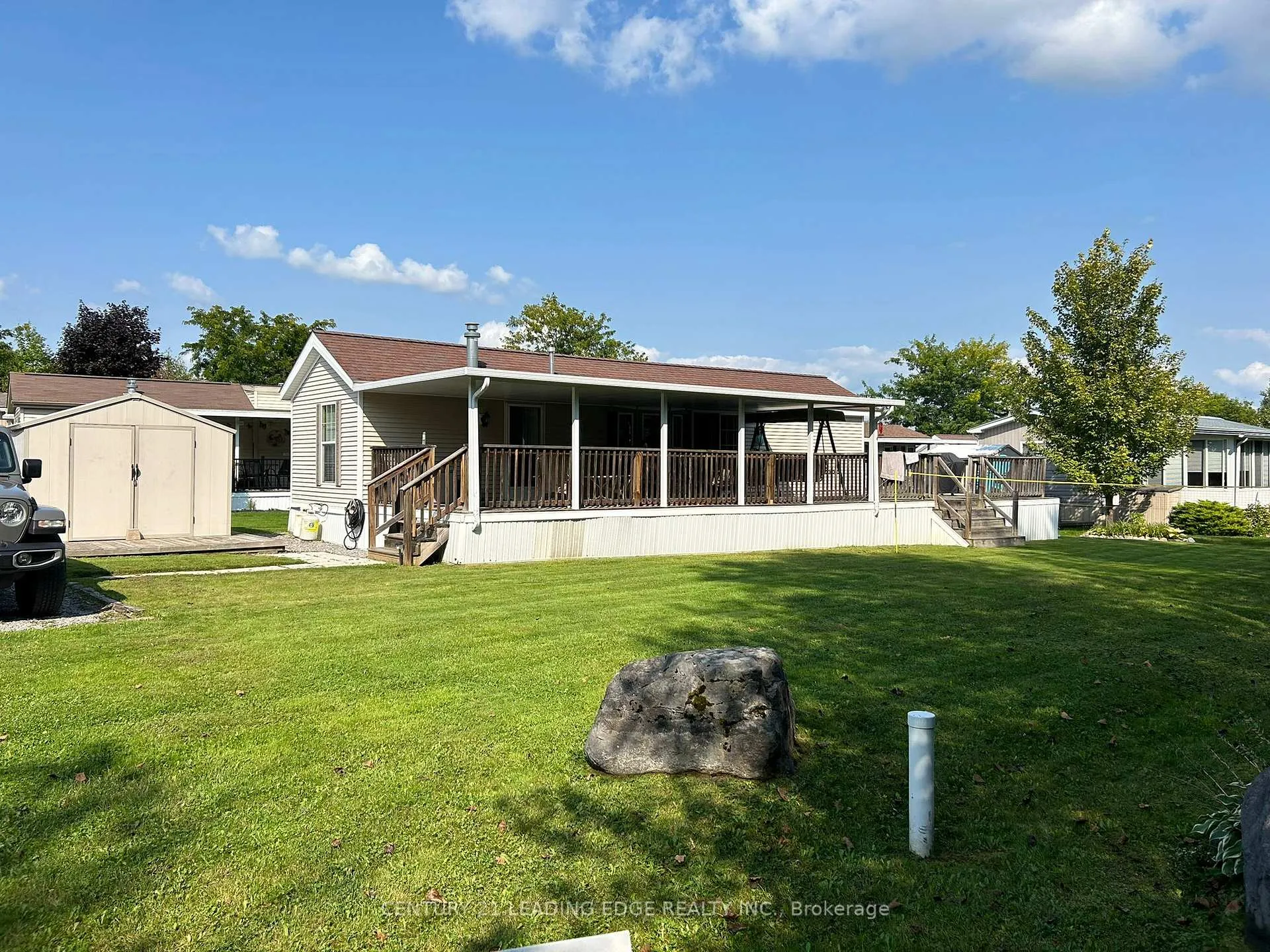 Front of 2346 Pigeon Lake Road