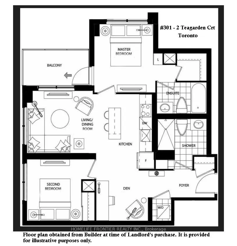Front of Unit 301, 2 Teagarden Court