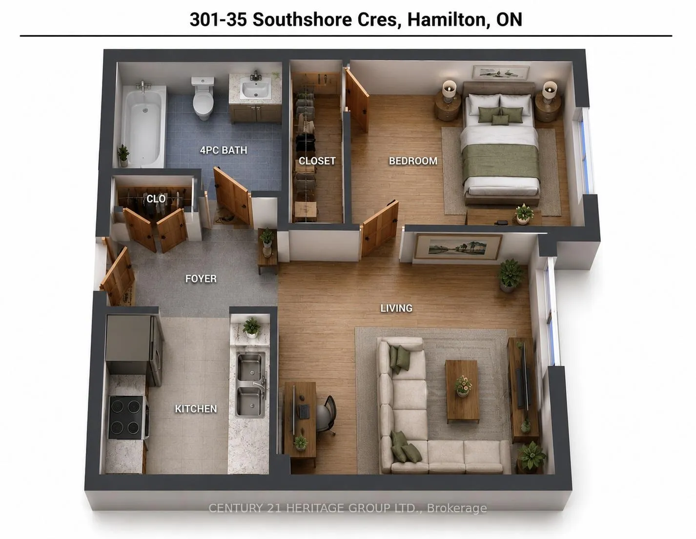 Photo 27 of Unit 301, 35 Southshore Crescent, Hamilton, Lakeshore — HOMEH