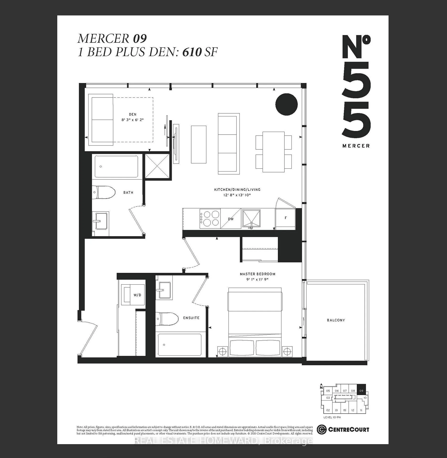 Photo 25 of Unit 1109, 55 Mercer Street, Toronto, Waterfront Communities — HOMEH