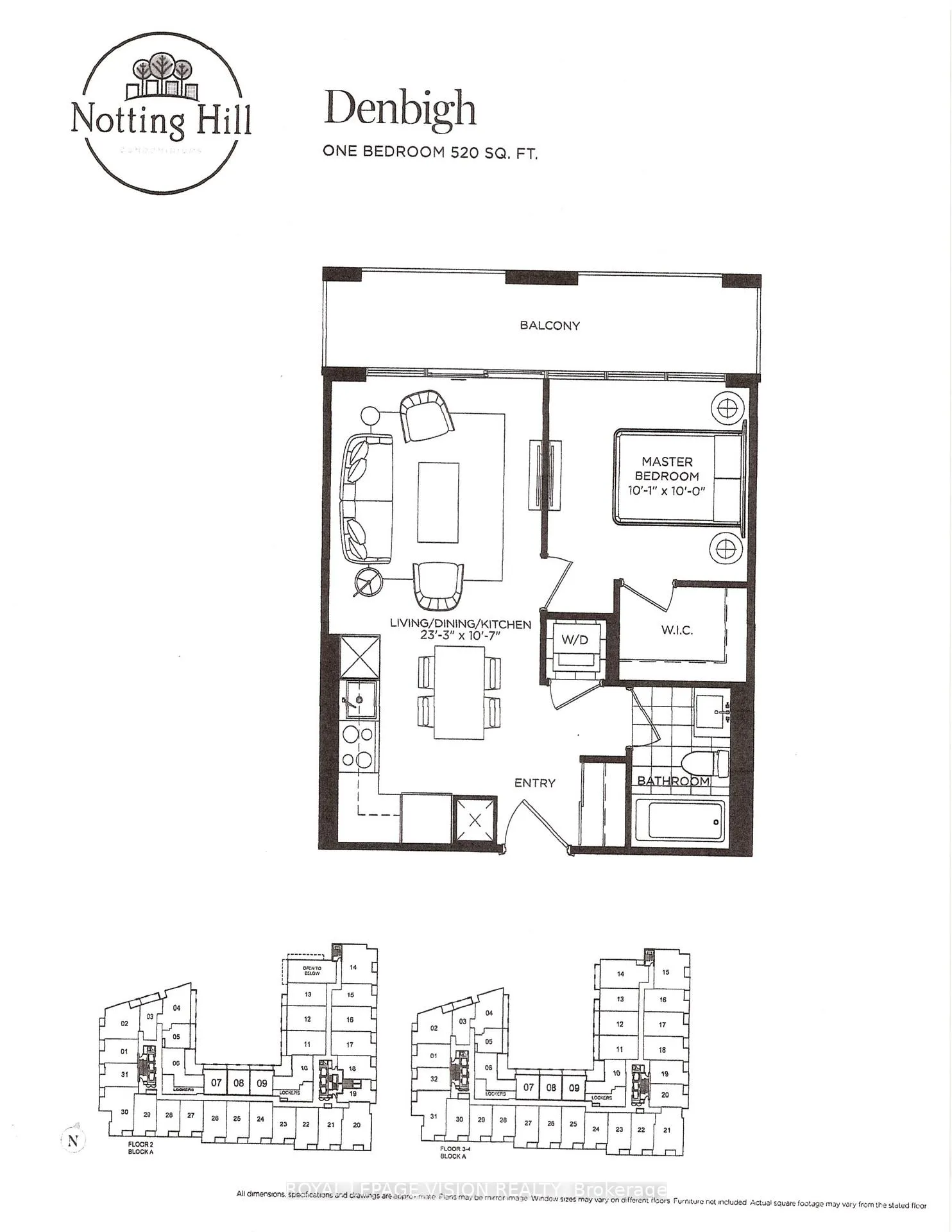 Front of Unit 309, 4010 Eglinton Avenue W