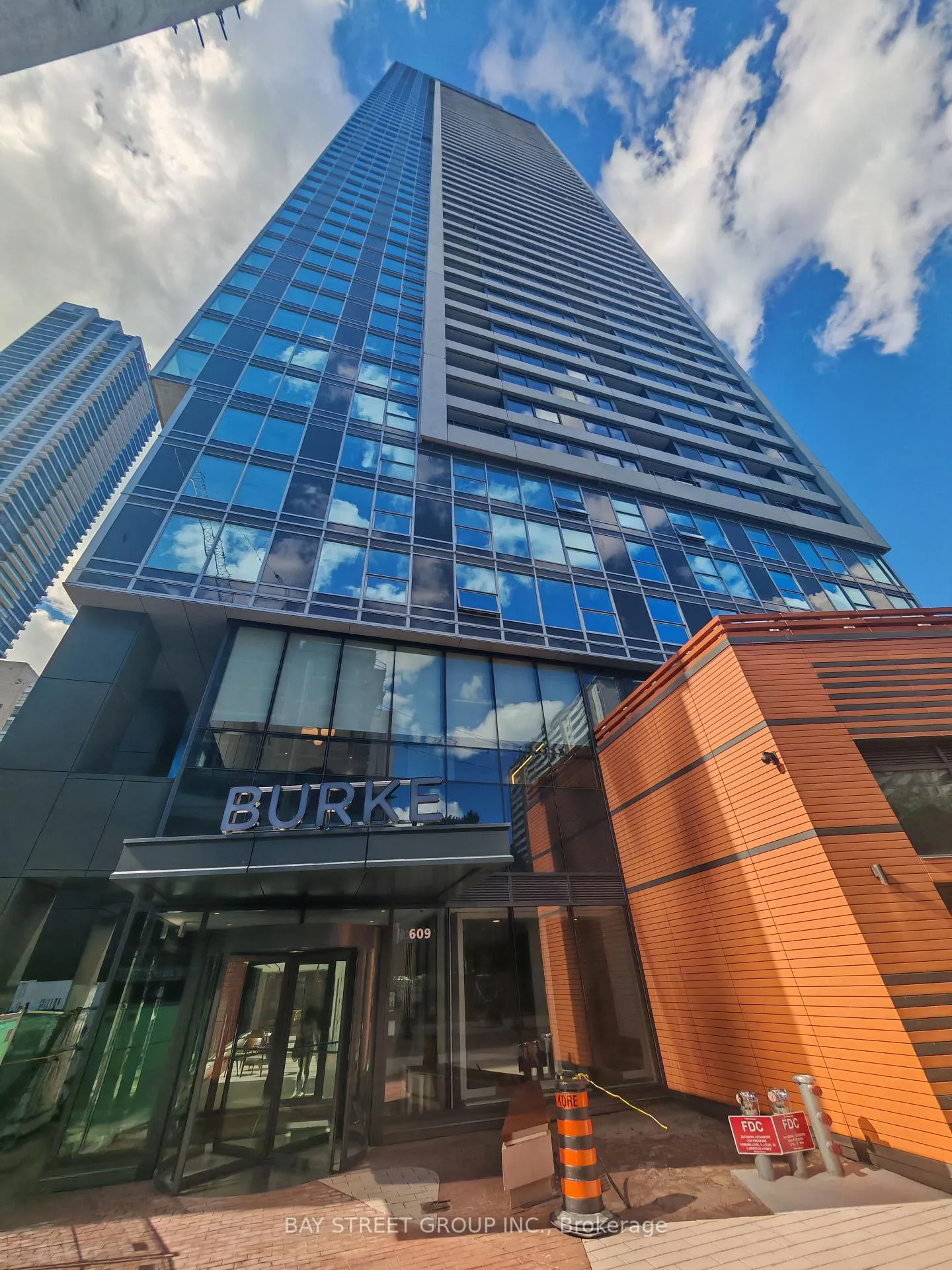 Front of Unit 2309, 609 Sherborne Street