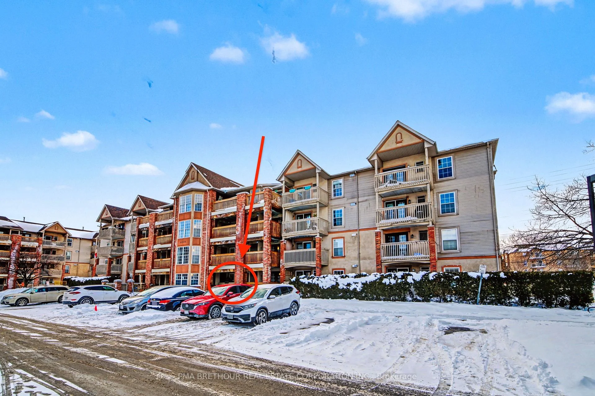 Front of Unit 106, 4003 Kilmer Drive