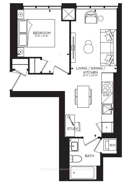 Photo 9 of Unit 3510, 8 Welleseley Street W, Toronto, Bay Street Corridor — HOMEH