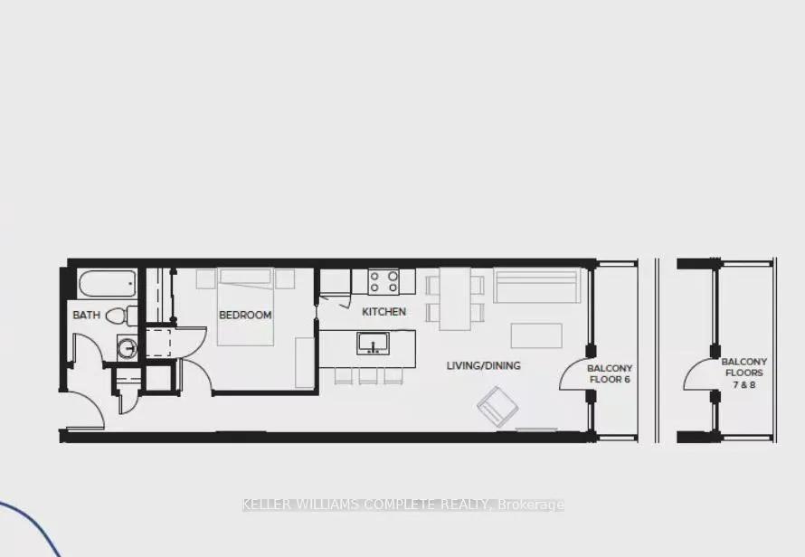 Photo 4 of Unit 806, 24 Augusta Street, Hamilton, Corktown — HOMEH