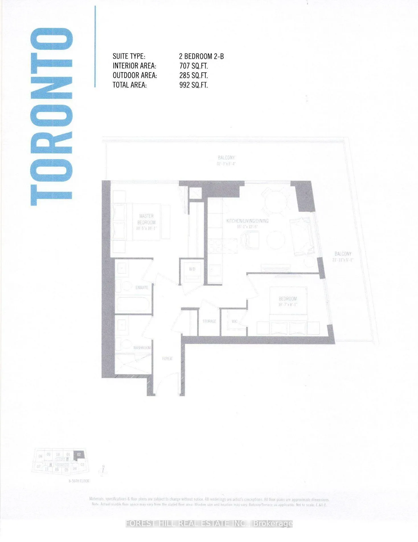 Photo 3 of Unit 5402, 2221 Yonge Street, Toronto, Mount Pleasant West — HOMEH