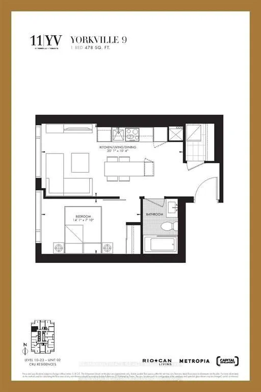 Photo 5 of Unit 1902, 11 Yorkville Avenue, Toronto, The Annex — HOMEH