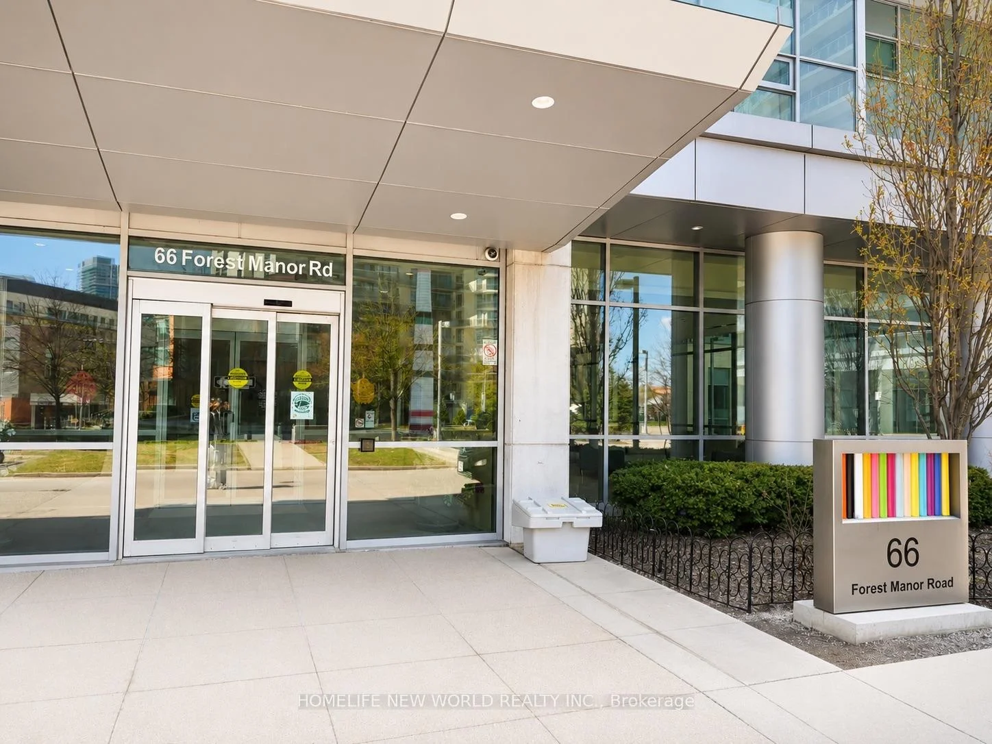 Front of Unit 1206, 66 Forest Manor Road