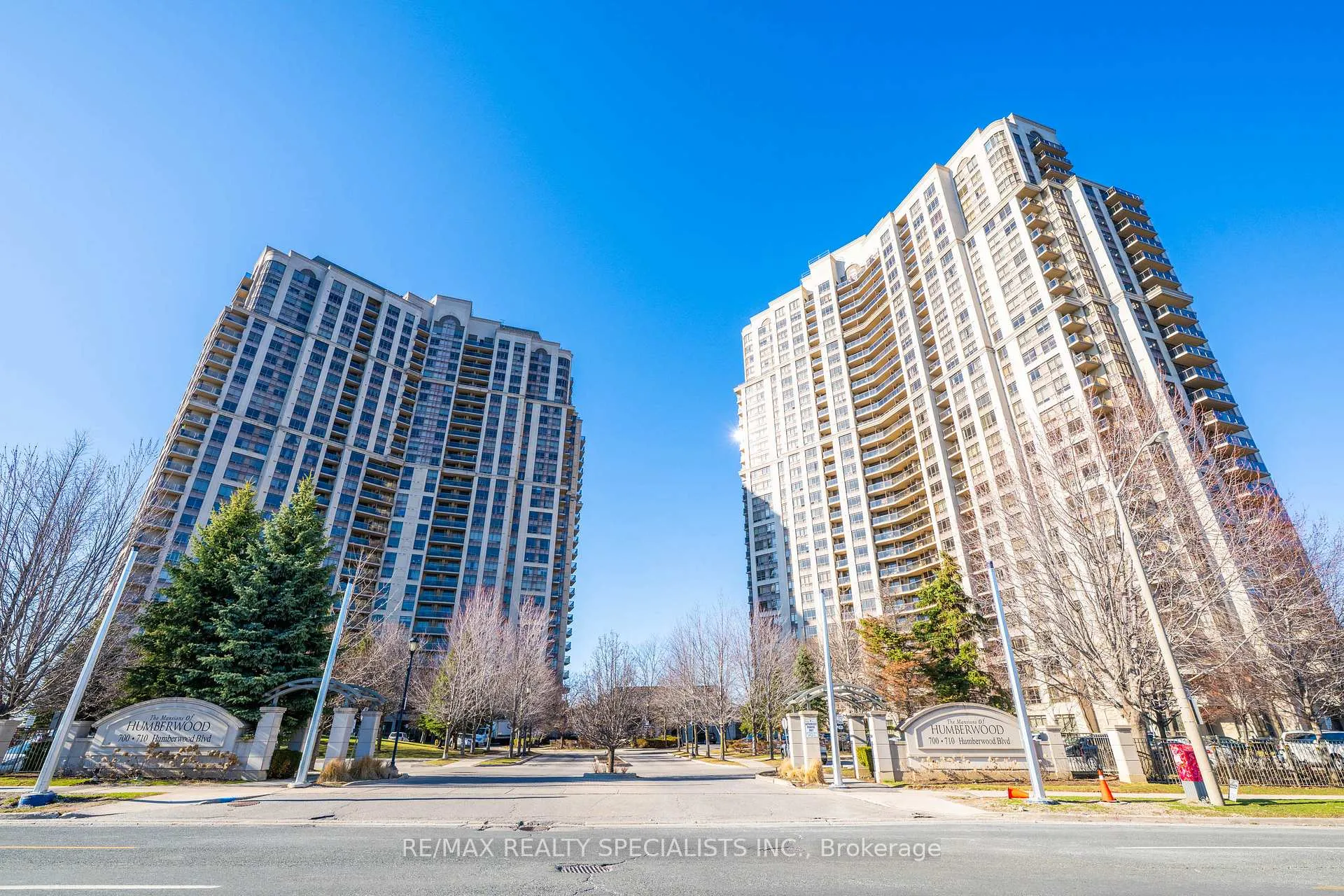Front of Unit 1404, 710 Humberwood Boulevard