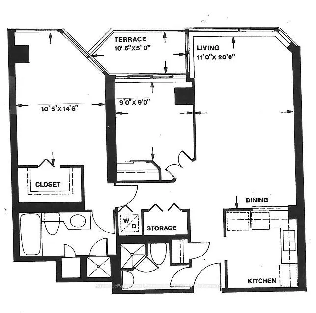 Photo 6 of Unit 1503, 75 King Street E, Mississauga, Cooksville — HOMEH