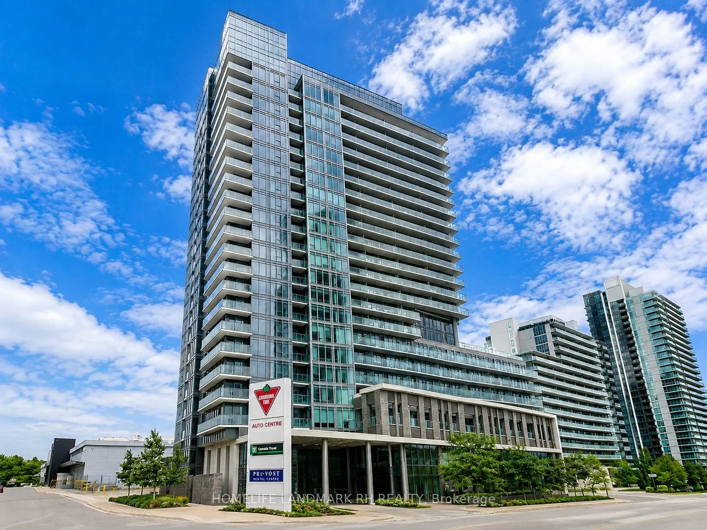 Front of Unit 1611, 72 Esther Shiner Boulevard