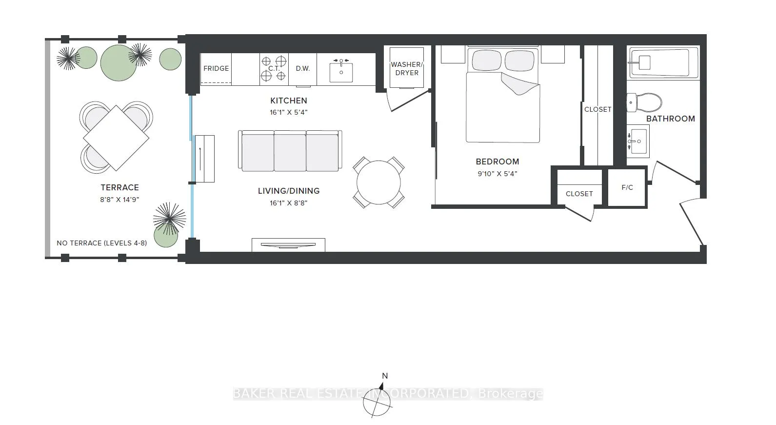 Photo 1 of Unit 408, 100 Mill Street, Toronto, Waterfront Communities — HOMEH