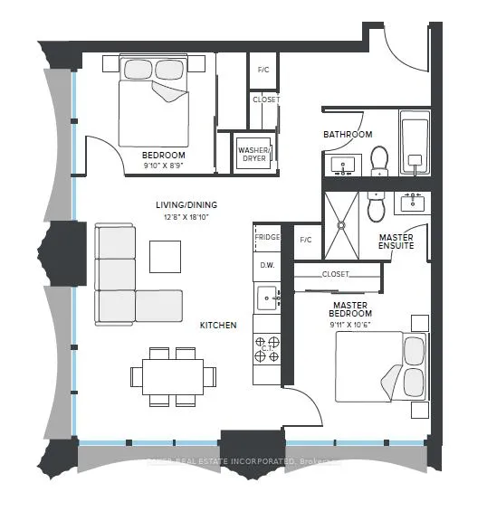 Photo 1 of Unit 1304, 151 Mill Street, Toronto, Waterfront Communities — HOMEH