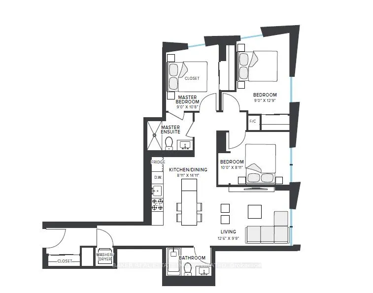 Photo 1 of Unit 1008, 181 Mill Street, Toronto, Waterfront Communities — HOMEH