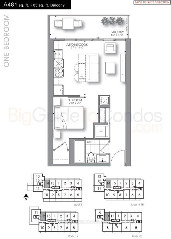 Photo 15 of Unit 1114, 105 George Street, Toronto, Moss Park — HOMEH