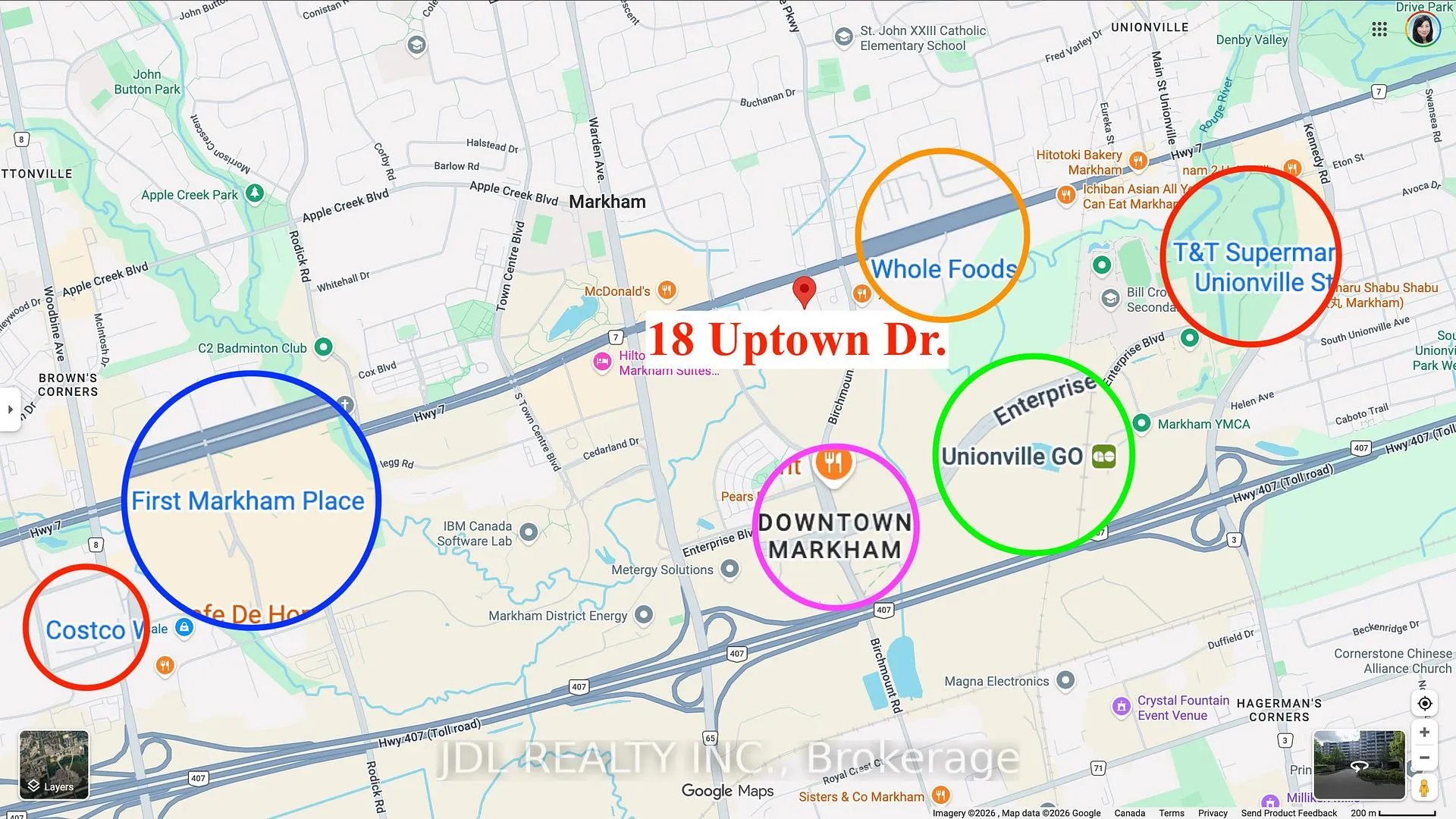 Photo 2 of Unit 1206, 18 Uptown Drive, Markham, Unionville — HOMEH