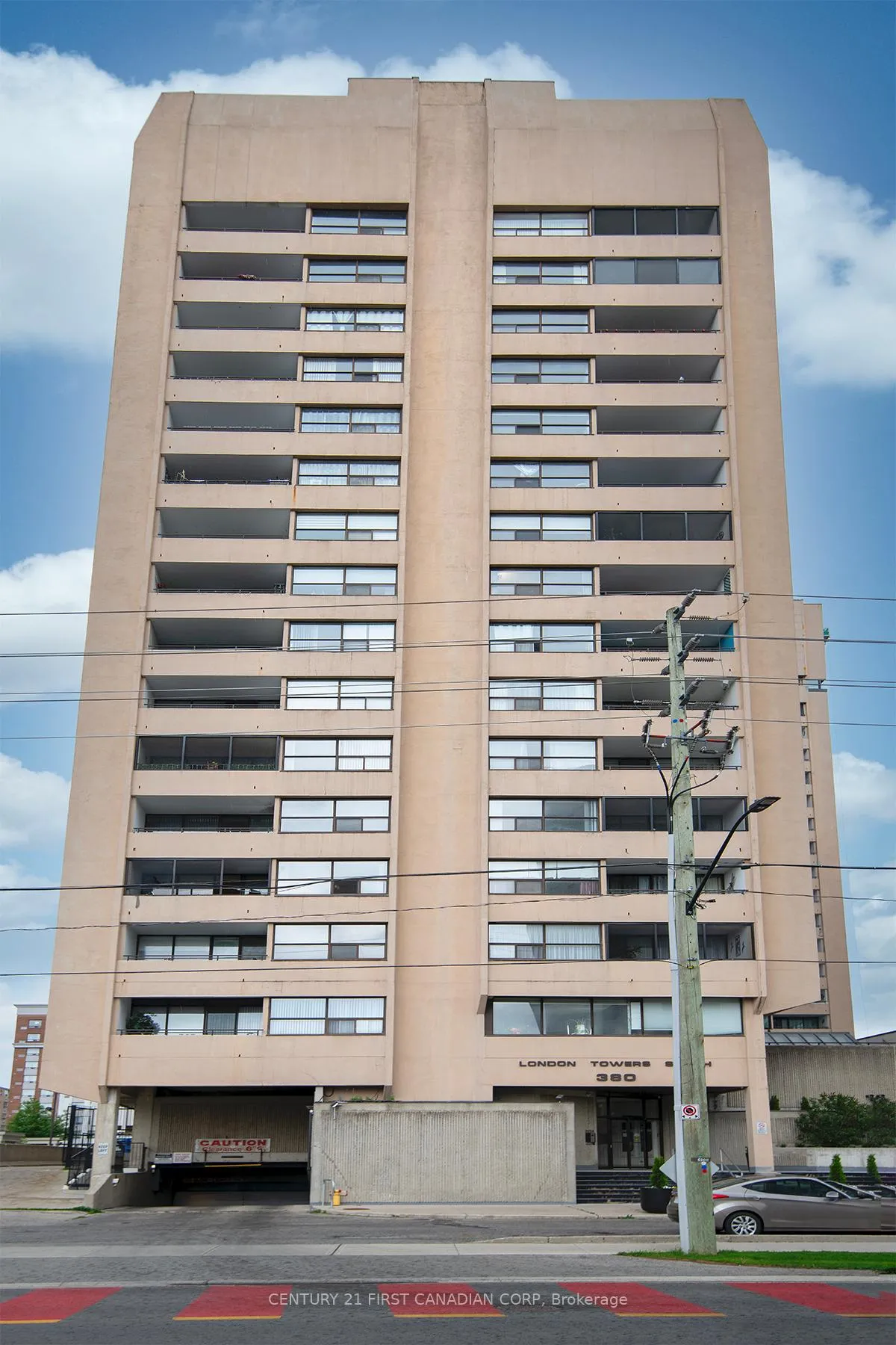 Front of Unit 1505, 380 King Street