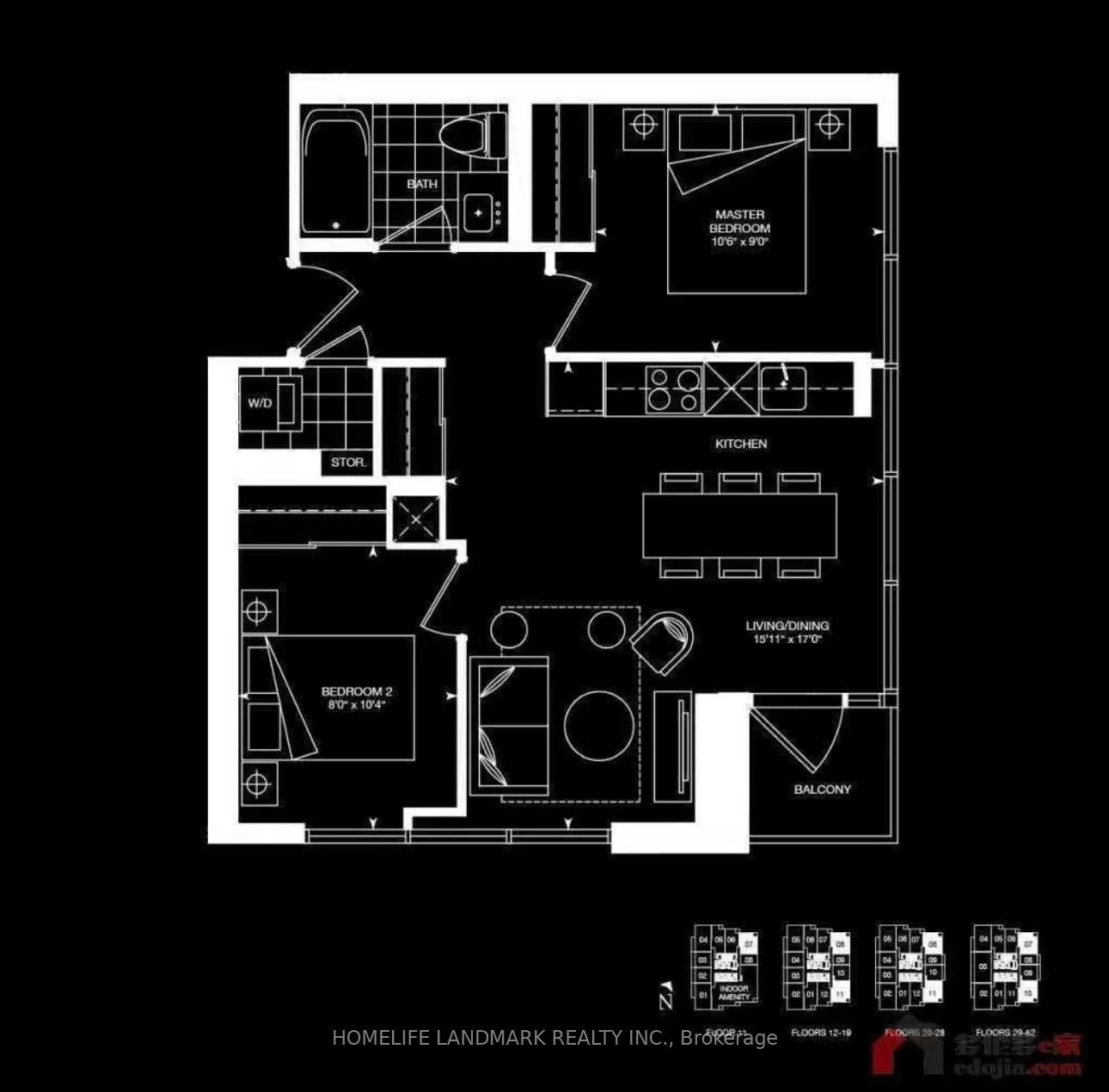 Photo 15 of Unit 3507, 395 Bloor Street E, Toronto, North St. James Town — HOMEH