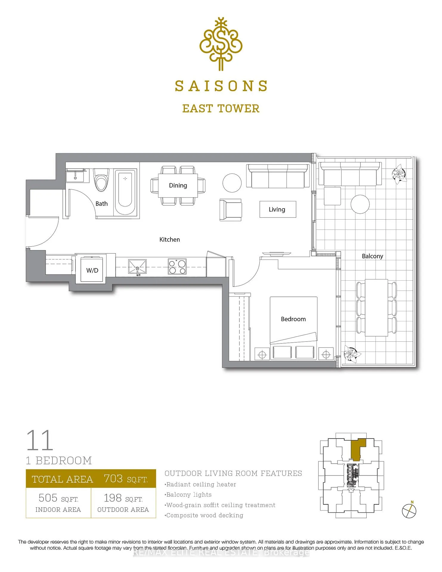 Photo 13 of Unit 611, 27 Mcmahon Drive, North York, Bayview Village — HOMEH
