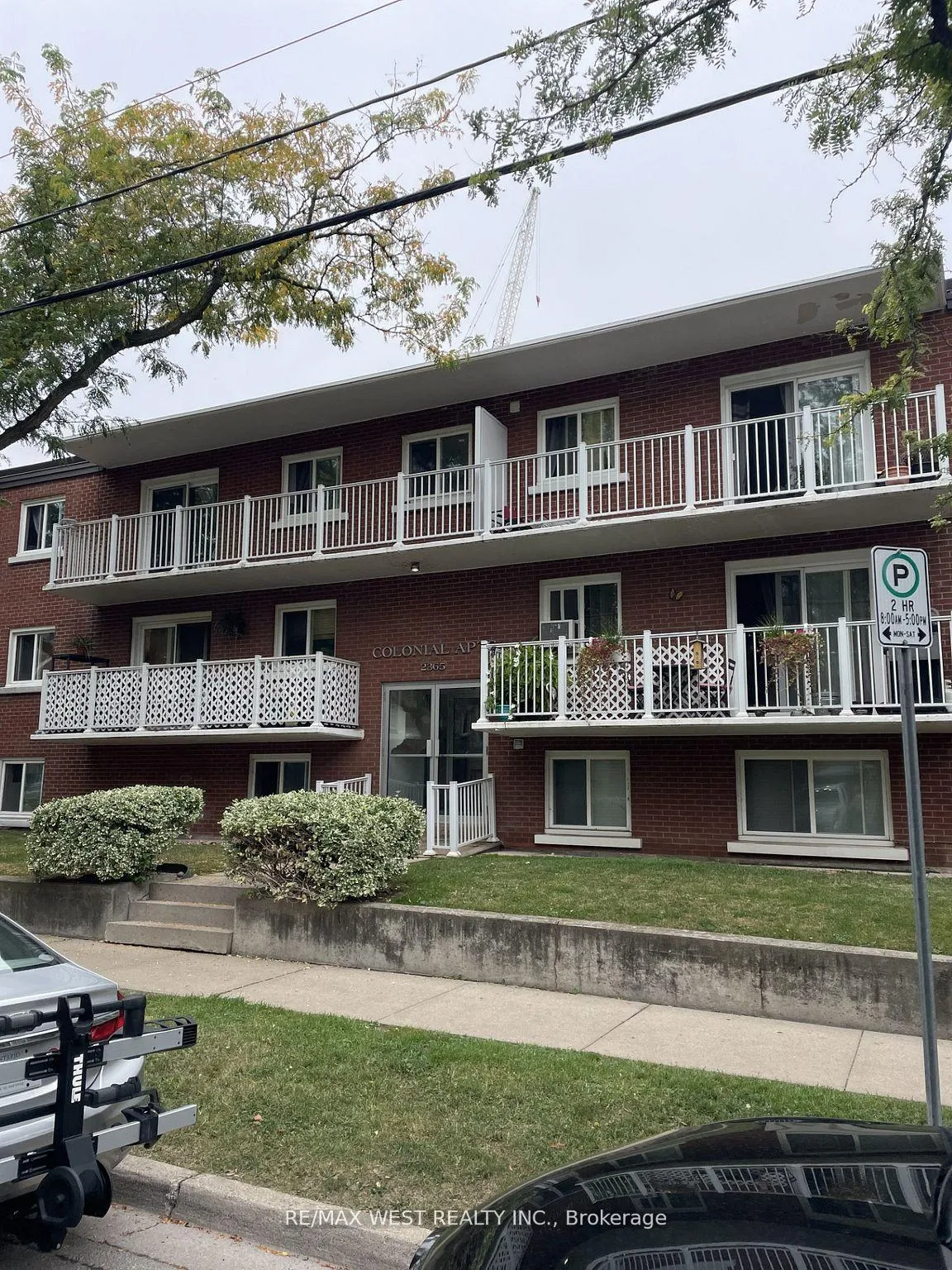 Front of Unit 101, 2365 Marine Drive