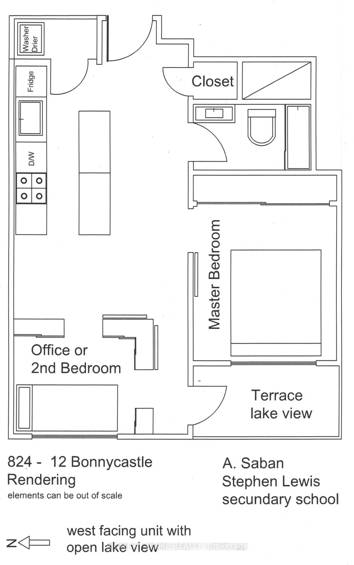 Photo 19 of Unit 824, 12 Bonnycastle Street, Toronto, Waterfront Communities — HOMEH
