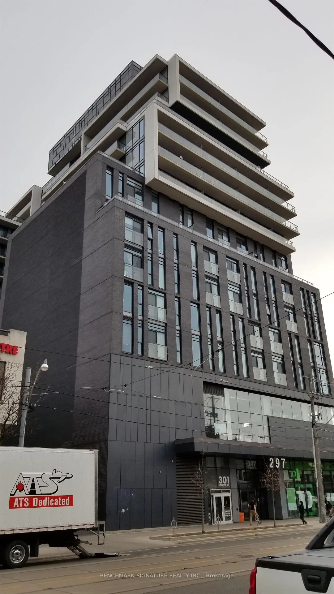 Front of Unit 1212, 297 College Street