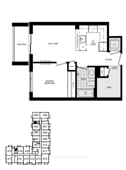 Photo 27 of Unit 404, 50 Kaitting Trail, Oakville, Glenorchy — HOMEH