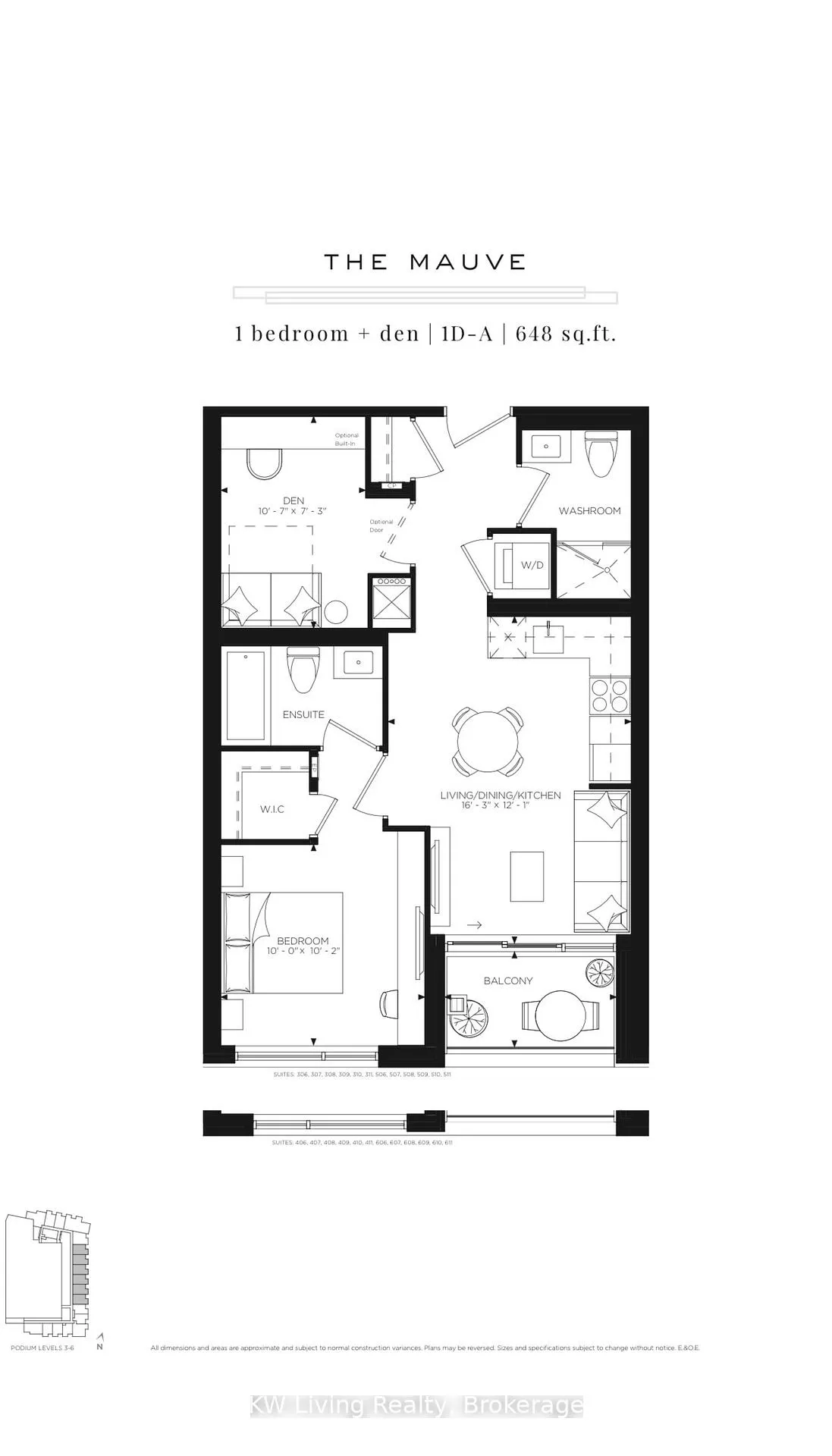 Photo 12 of Unit 510, 38 Andre De Grasse Street, Markham, Unionville — HOMEH
