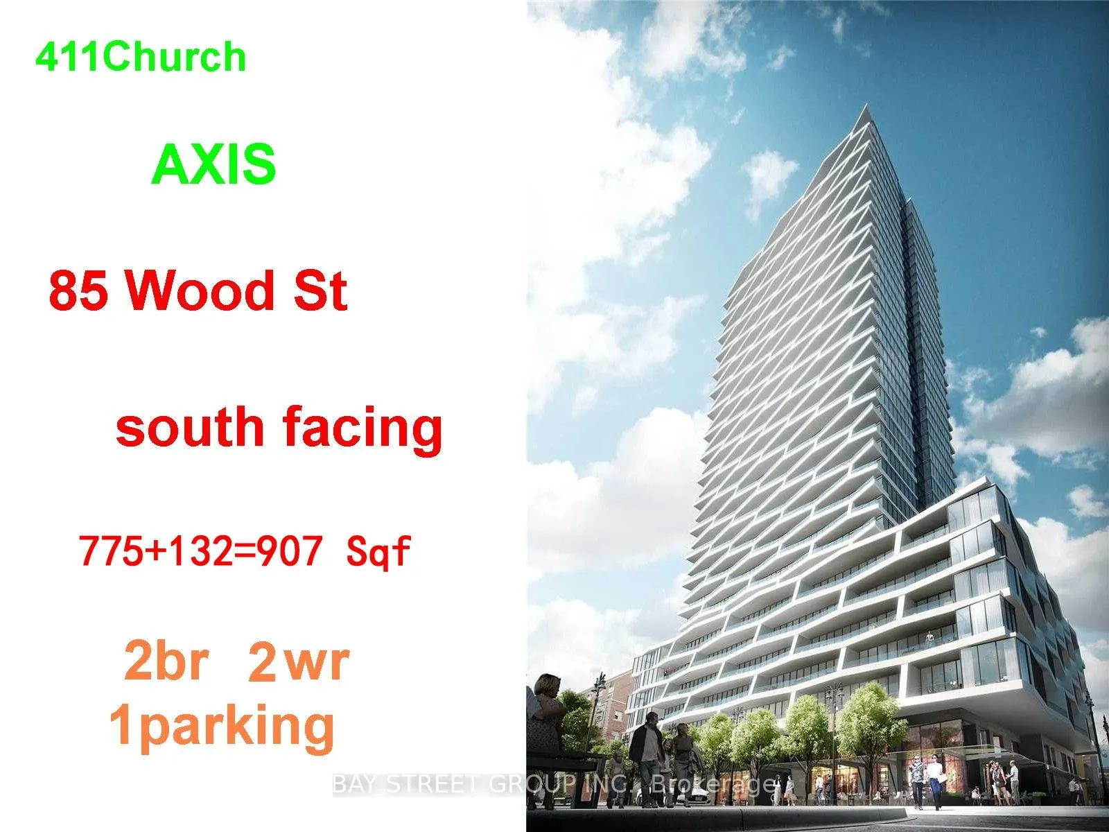 Front of Unit 2603, 85 Wood Street