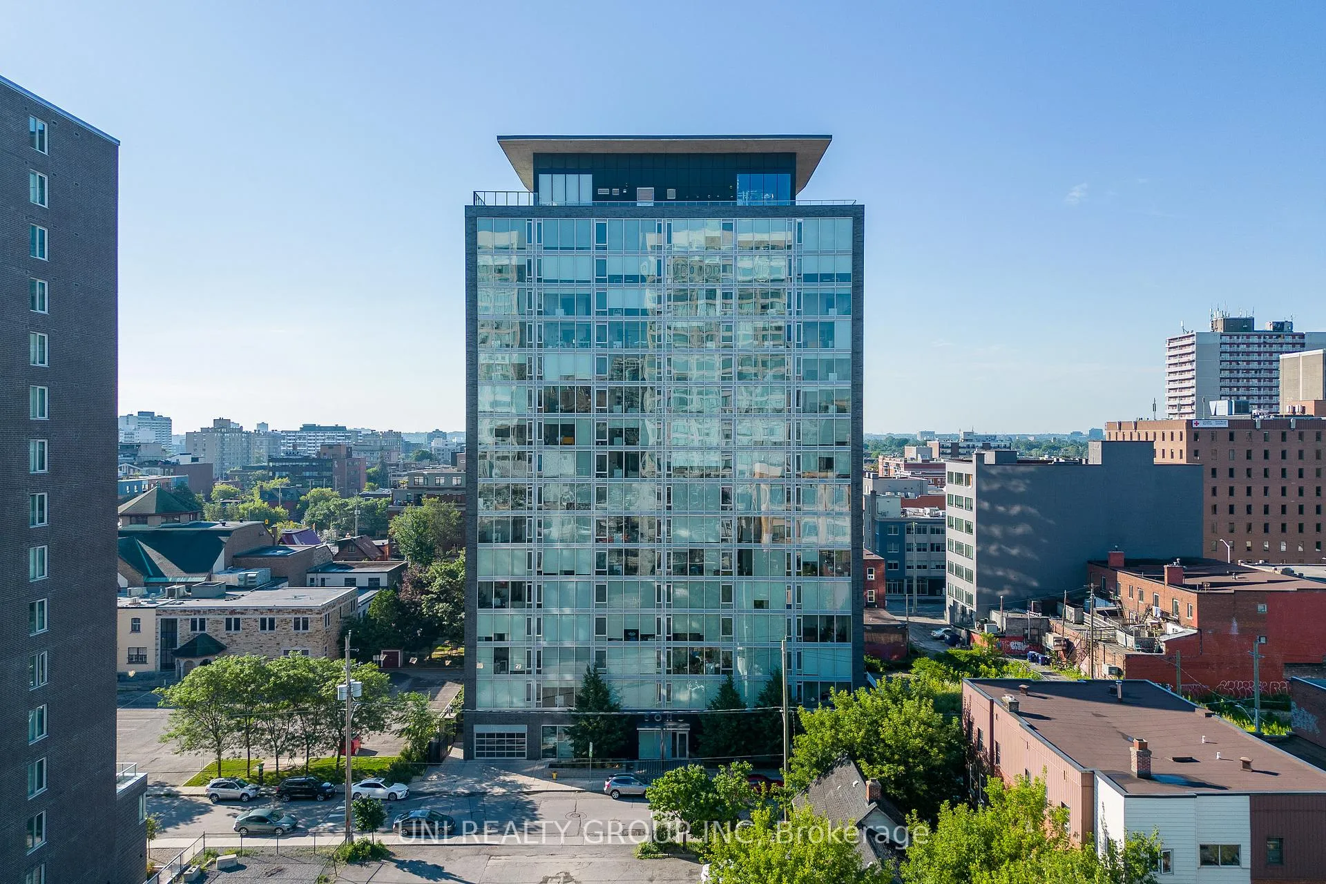 Front of Unit 1206, 300 Lisgar Street